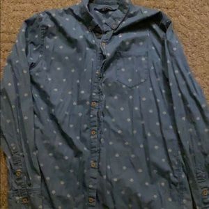 Carbon Pot Leaf button up